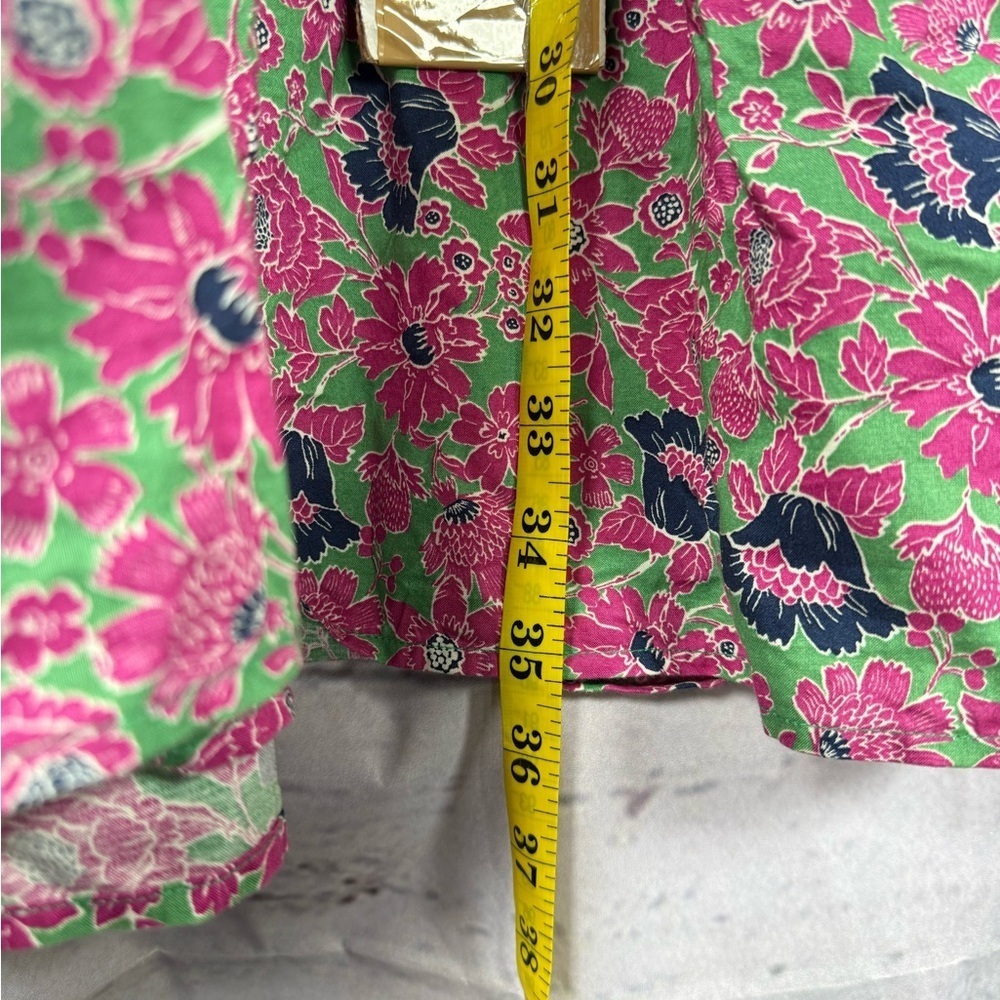 Anthropologie Sundry Ditzy Floral Cotton Dress Tiered Balloon Sleeve Size 1 (S) - Picture 10 of 11